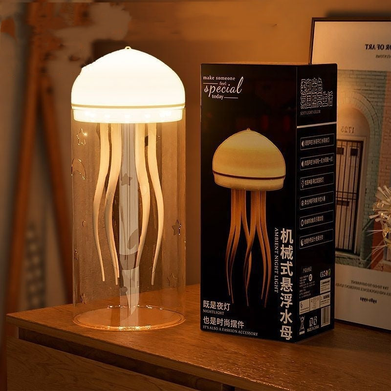 3D Jellyfish Lamp – Floating LED Night Light for Ambience