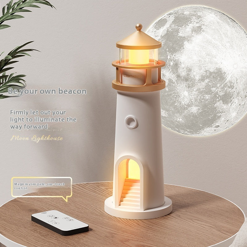 Lighthouse Moonlight Night Light | Creative Sleeping Lamp & Atmosphere Decor for Bedroom