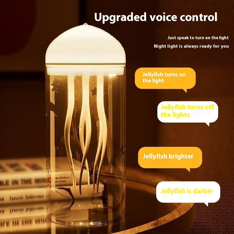 3D Jellyfish Lamp – Floating LED Night Light for Ambience