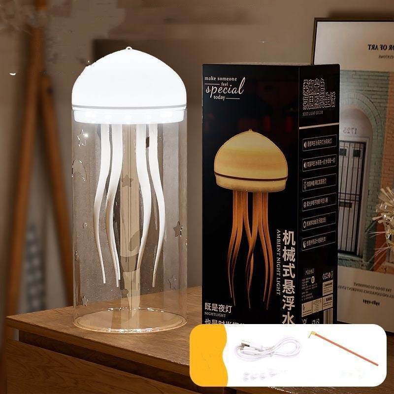 3D Jellyfish Lamp – Floating LED Night Light for Ambience