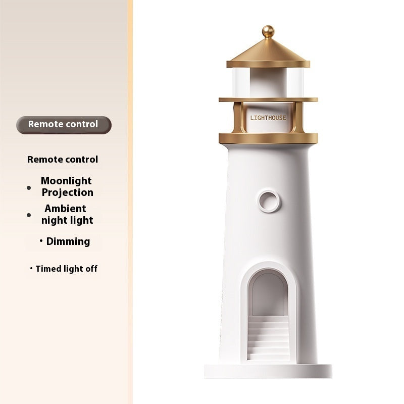 Lighthouse Moonlight Night Light | Creative Sleeping Lamp & Atmosphere Decor for Bedroom