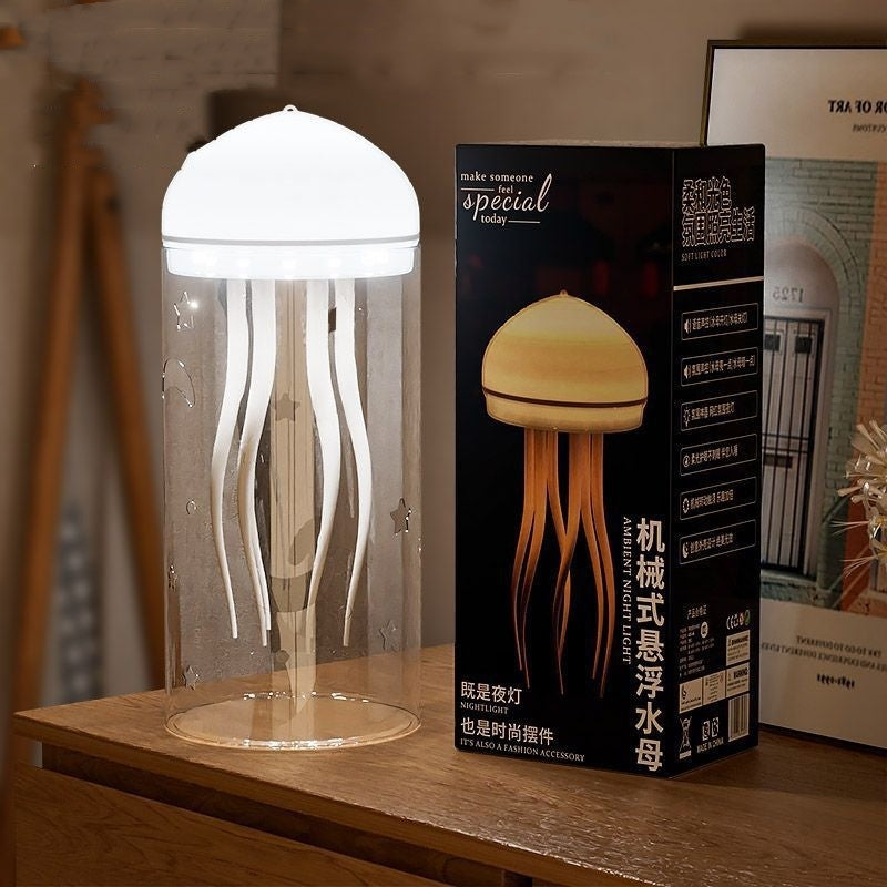 3D Jellyfish Lamp – Floating LED Night Light for Ambience