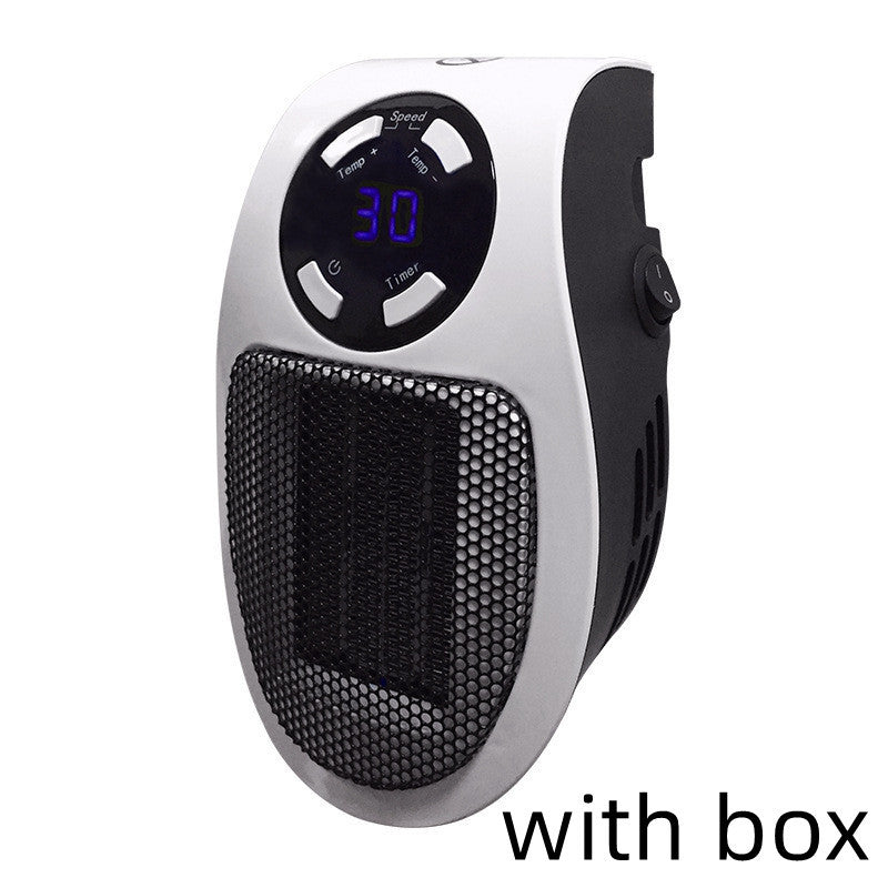Portable Electric Wall Heater Fan | Adjustable Thermostat Space Heater for Home & Office | Energy Efficient Handy Heating Stove