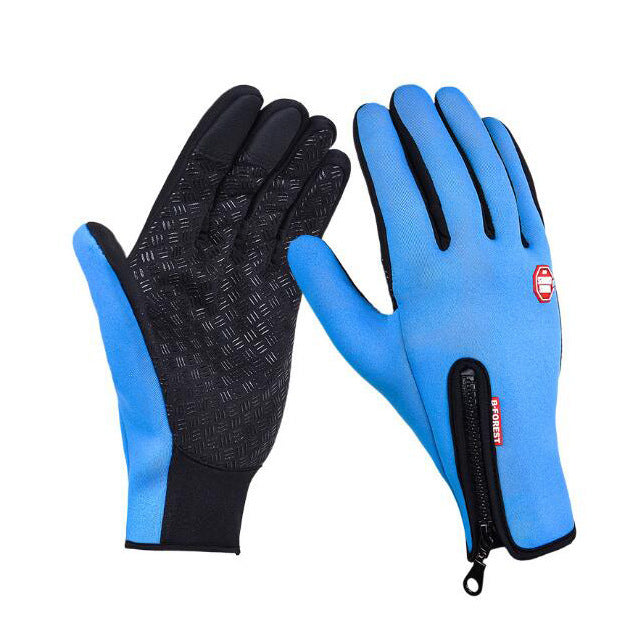Waterproof Touchscreen Winter Motorcycle Gloves – Anti-Slip, Windproof, Fleece-Lined Riding Gloves