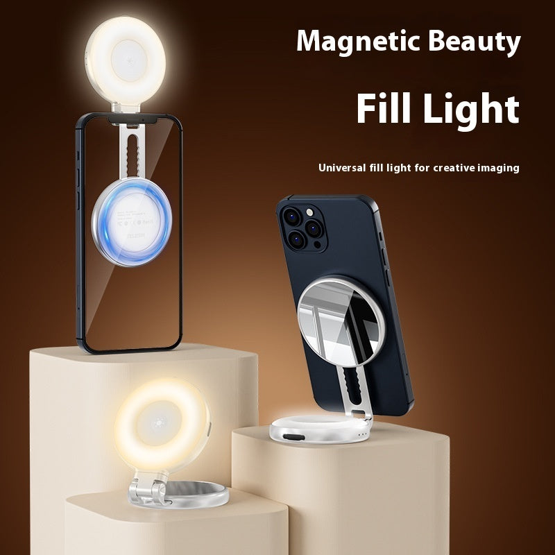 Magnetic Clip-On LED Fill Light for Mobile Phones | Selfie & Beauty Lighting